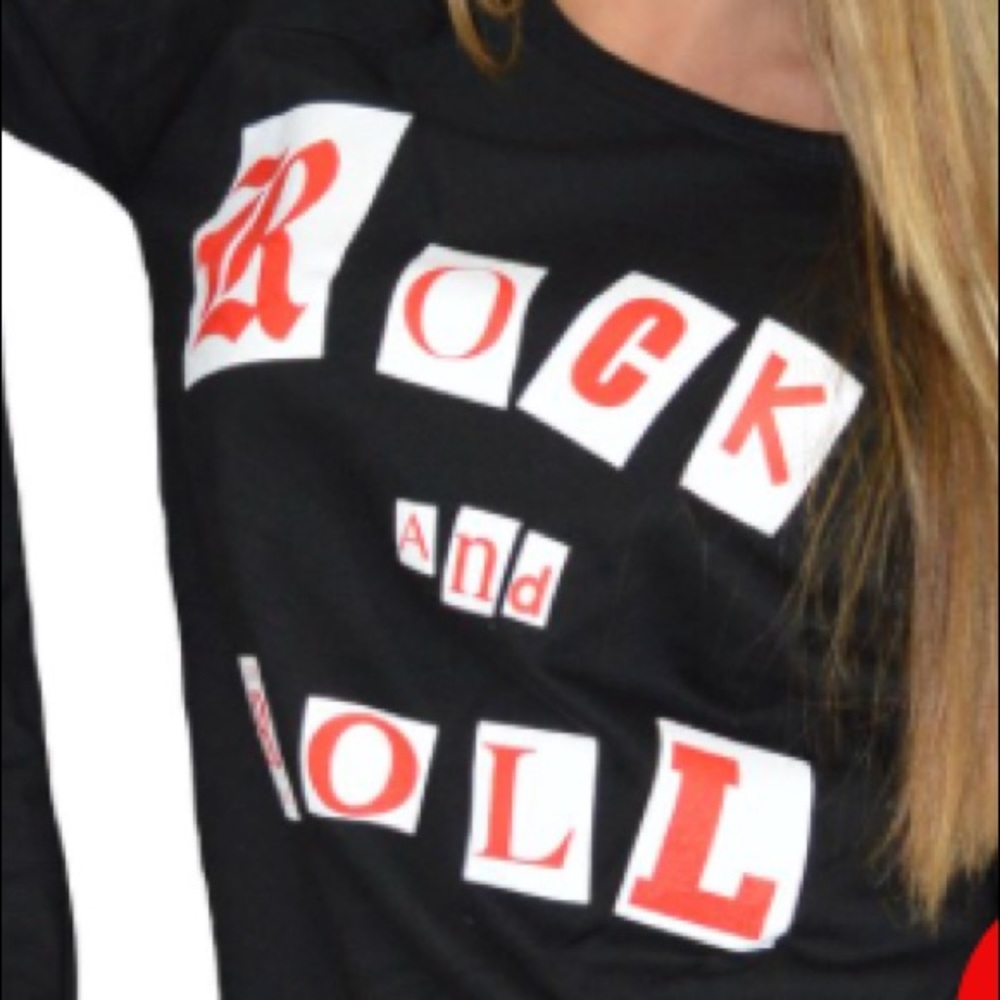Rock and Roll crew sweatshirt